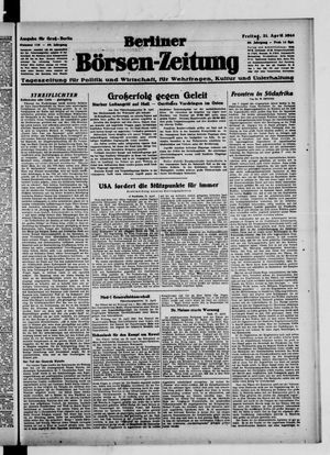 Berliner Börsen-Zeitung vom 21.04.1944