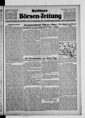 Berliner Börsen-Zeitung vom 25.04.1944