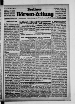 Berliner Börsen-Zeitung vom 10.05.1944