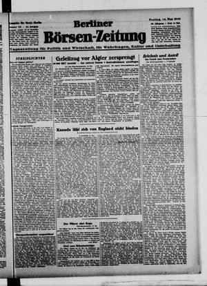 Berliner Börsen-Zeitung vom 12.05.1944