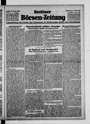 Berliner Börsen-Zeitung vom 17.05.1944