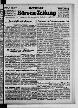 Berliner Börsen-Zeitung vom 21.05.1944