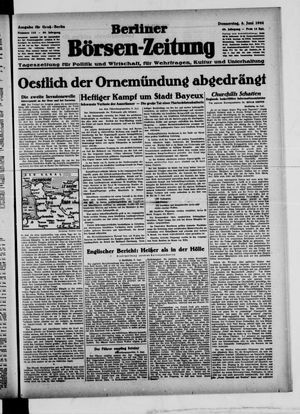 Berliner Börsen-Zeitung vom 08.06.1944