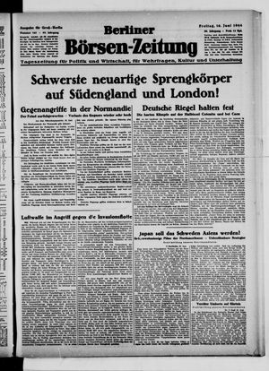 Berliner Börsen-Zeitung vom 16.06.1944