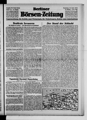 Berliner Börsen-Zeitung vom 18.06.1944