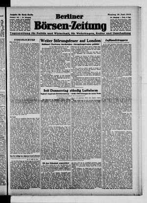 Berliner Börsen-Zeitung vom 19.06.1944