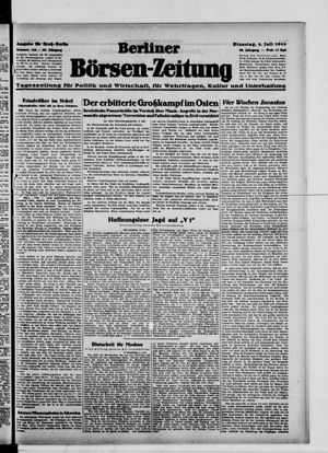Berliner Börsen-Zeitung vom 04.07.1944