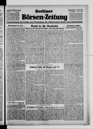 Berliner Börsen-Zeitung vom 13.07.1944