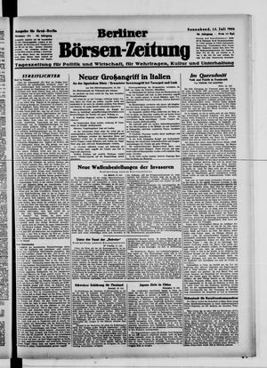 Berliner Börsen-Zeitung vom 15.07.1944