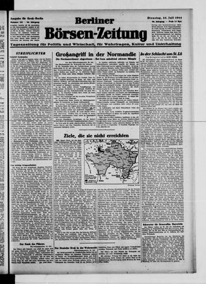 Berliner Börsen-Zeitung vom 25.07.1944