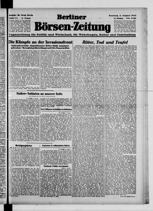 Berliner Börsen-Zeitung vom 06.08.1944