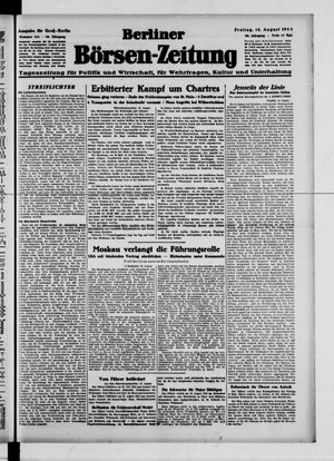Berliner Börsen-Zeitung vom 18.08.1944