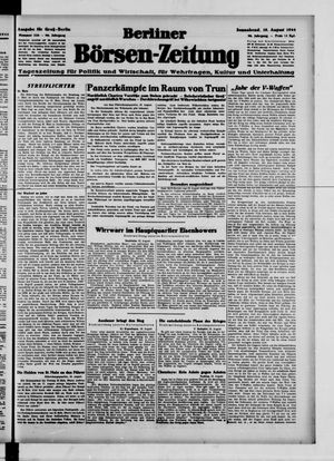 Berliner Börsen-Zeitung vom 19.08.1944
