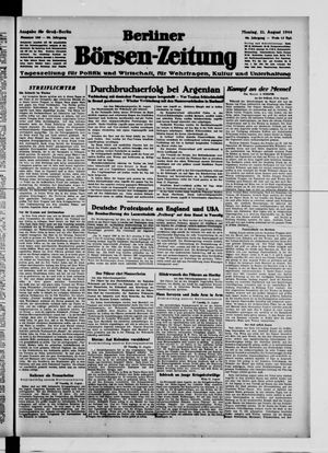 Berliner Börsen-Zeitung vom 21.08.1944