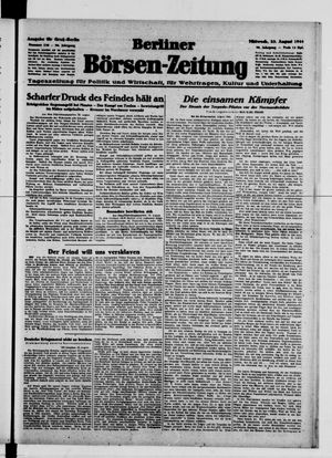 Berliner Börsen-Zeitung vom 23.08.1944