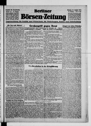 Berliner Börsen-Zeitung vom 28.08.1944