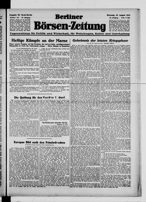 Berliner Börsen-Zeitung vom 29.08.1944