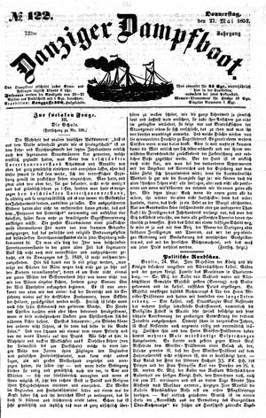 Danziger Dampfboot für Geist, Humor, Satire, Poesie, Welt- und Volksleben, Korrespondenz, Kunst, Literatur und Theater vom 27.05.1852