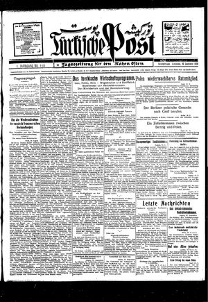 Türkische Post on Sep 18, 1926