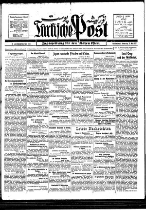 Türkische Post vom 31.03.1927