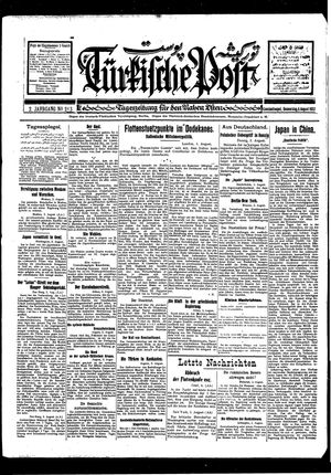 Türkische Post vom 04.08.1927