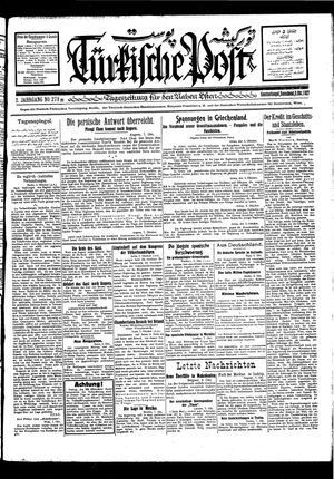 Türkische Post vom 08.10.1927