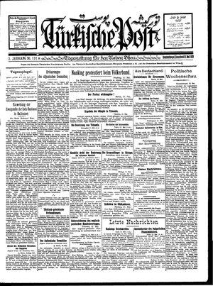 Türkische Post vom 12.05.1928