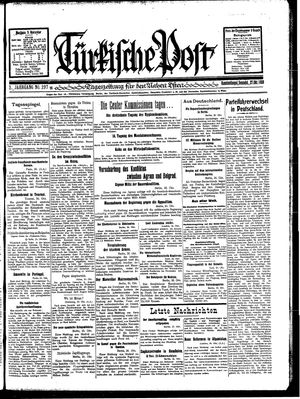 Türkische Post vom 27.10.1928