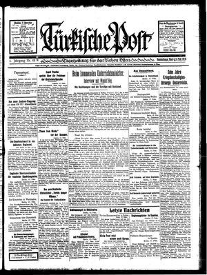 Türkische Post vom 18.02.1929