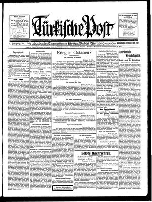 Türkische Post vom 17.07.1929