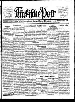 Türkische Post vom 24.08.1929