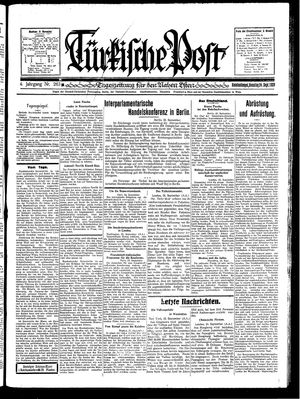 Türkische Post vom 24.09.1929