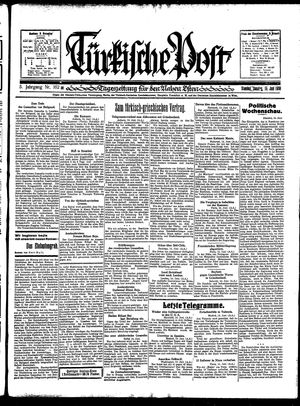 Türkische Post vom 15.06.1930