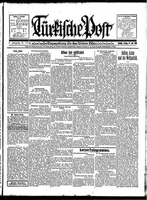 Türkische Post vom 27.06.1930