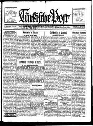 Türkische Post vom 28.10.1930