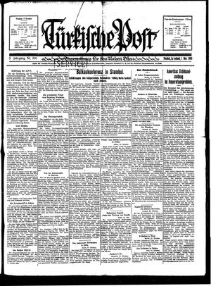Türkische Post vom 01.11.1930