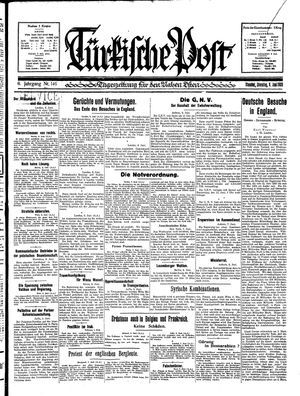 Türkische Post vom 09.06.1931