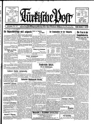 Türkische Post on Jun 13, 1931