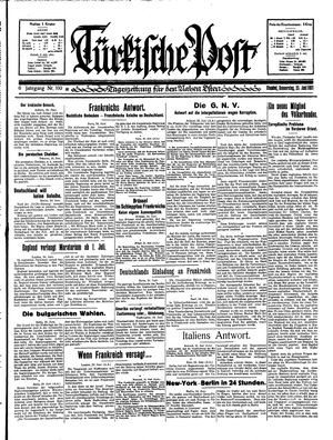 Türkische Post on Jun 25, 1931