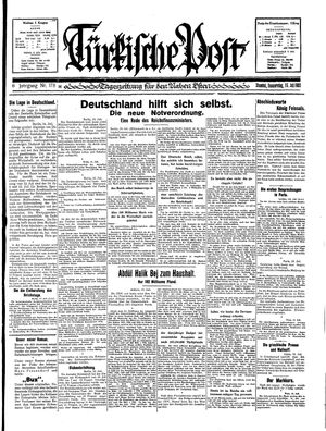 Türkische Post on Jul 16, 1931