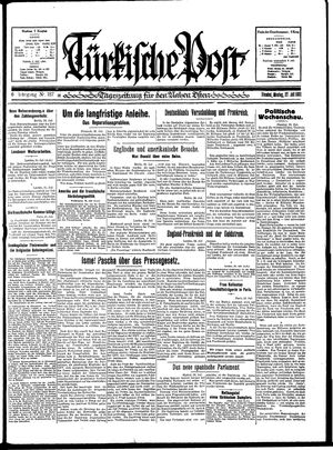 Türkische Post on Jul 27, 1931