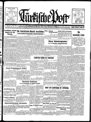 Türkische Post on Aug 15, 1931