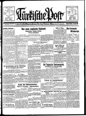 Türkische Post vom 26.08.1931