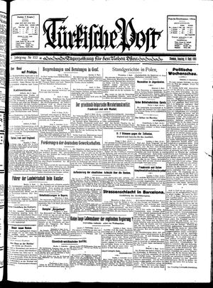 Türkische Post vom 06.09.1931