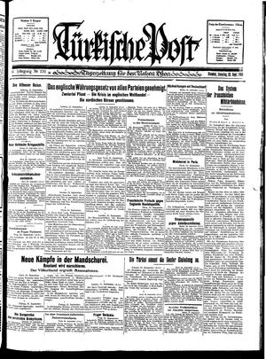 Türkische Post vom 22.09.1931