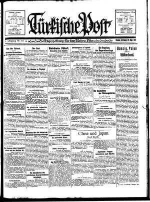 Türkische Post vom 23.09.1931