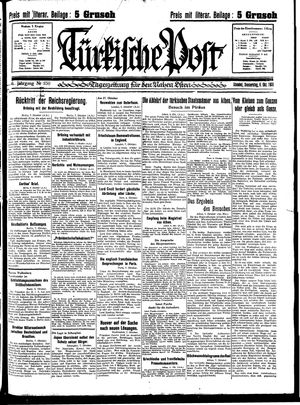 Türkische Post vom 08.10.1931