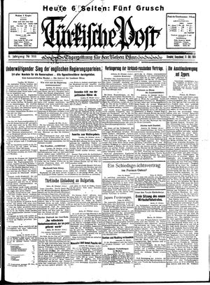 Türkische Post vom 31.10.1931