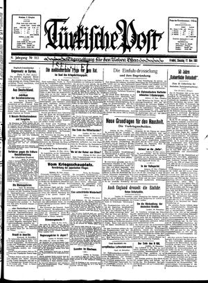 Türkische Post vom 17.11.1931