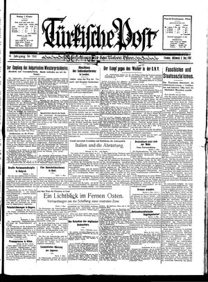 Türkische Post vom 02.12.1931